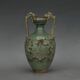 Antique Celadon Porcelain Vase with Floral Design, Ming Dynasty Vintage Vase