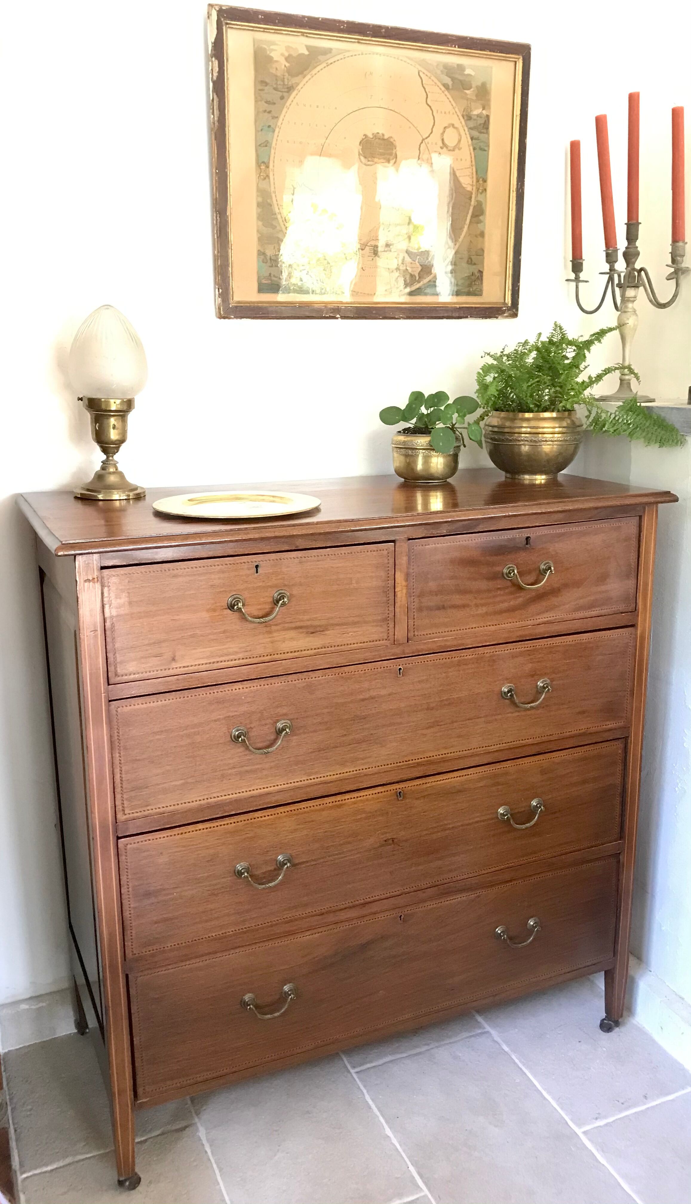 Dresser in rosewood early XXeme