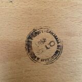 Mannequin of couture 1900 fabric structure wood