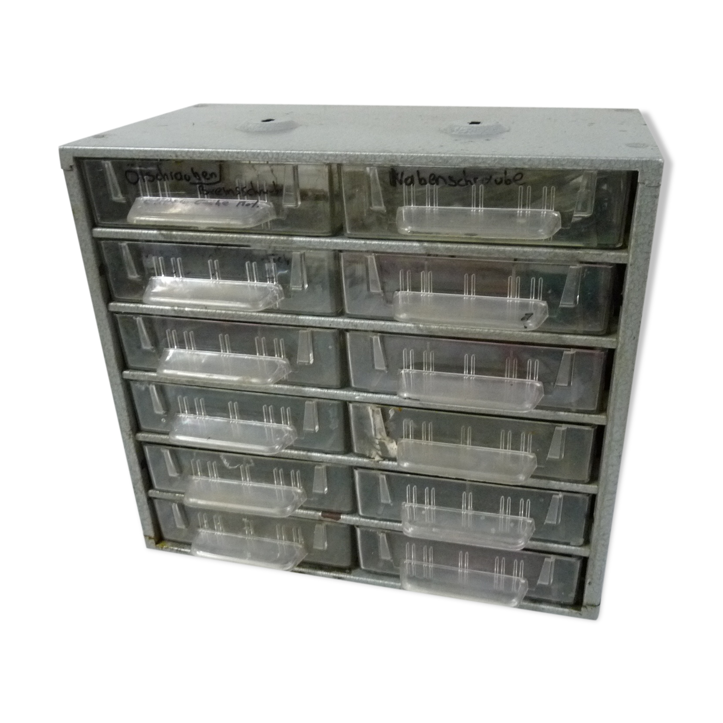 Storage locker with drawer for workshop