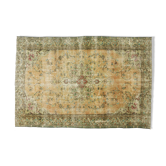 Anatolian handmade vintage rug 271 cm x 185 cm
