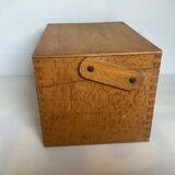 Wooden storage box dovetail mounting