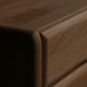 High chest of drawers in solid elm from Maison Seltz