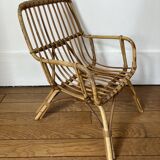 Rattan children's armchair