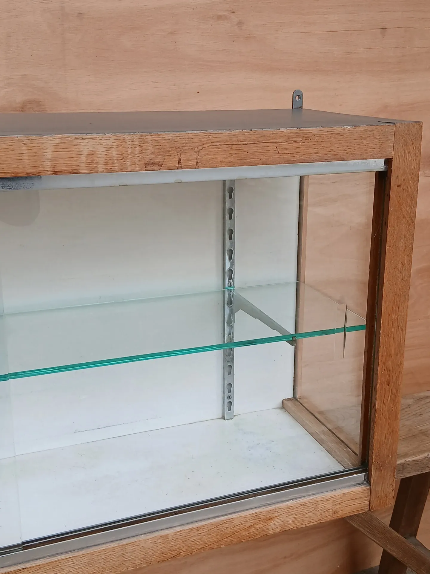 1950s wall display cabinet