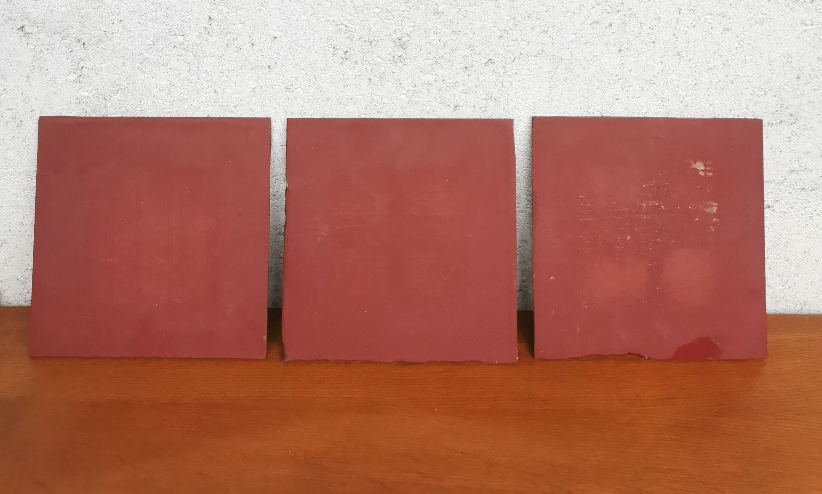 Trio de miroirs biseautés à poser