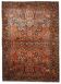 Handmade antique Persian Sarouk rug 3.3' x 5.4' (100cm x 164cm) 1920s - 1B695