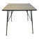 Gray height-adjusted coffee / dining room table, by Rudolf Wolf for Elsrijk