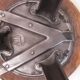 Rowac vintage industrial stool chair from the 1920s