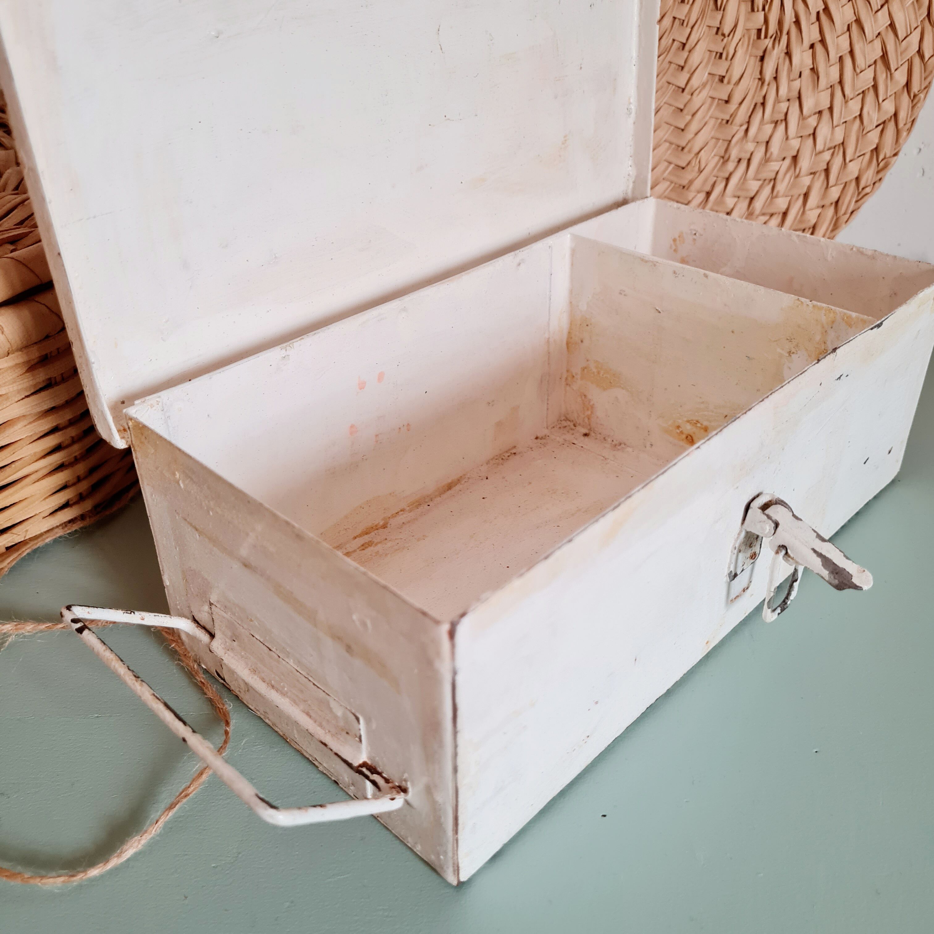 White metal workshop box