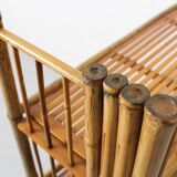 Bamboo Folding Campaign Shelves, France 1920s