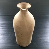 Beige stoneware bottle