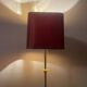 Exceptional French Hollywood Regency Brass Floor Lamp