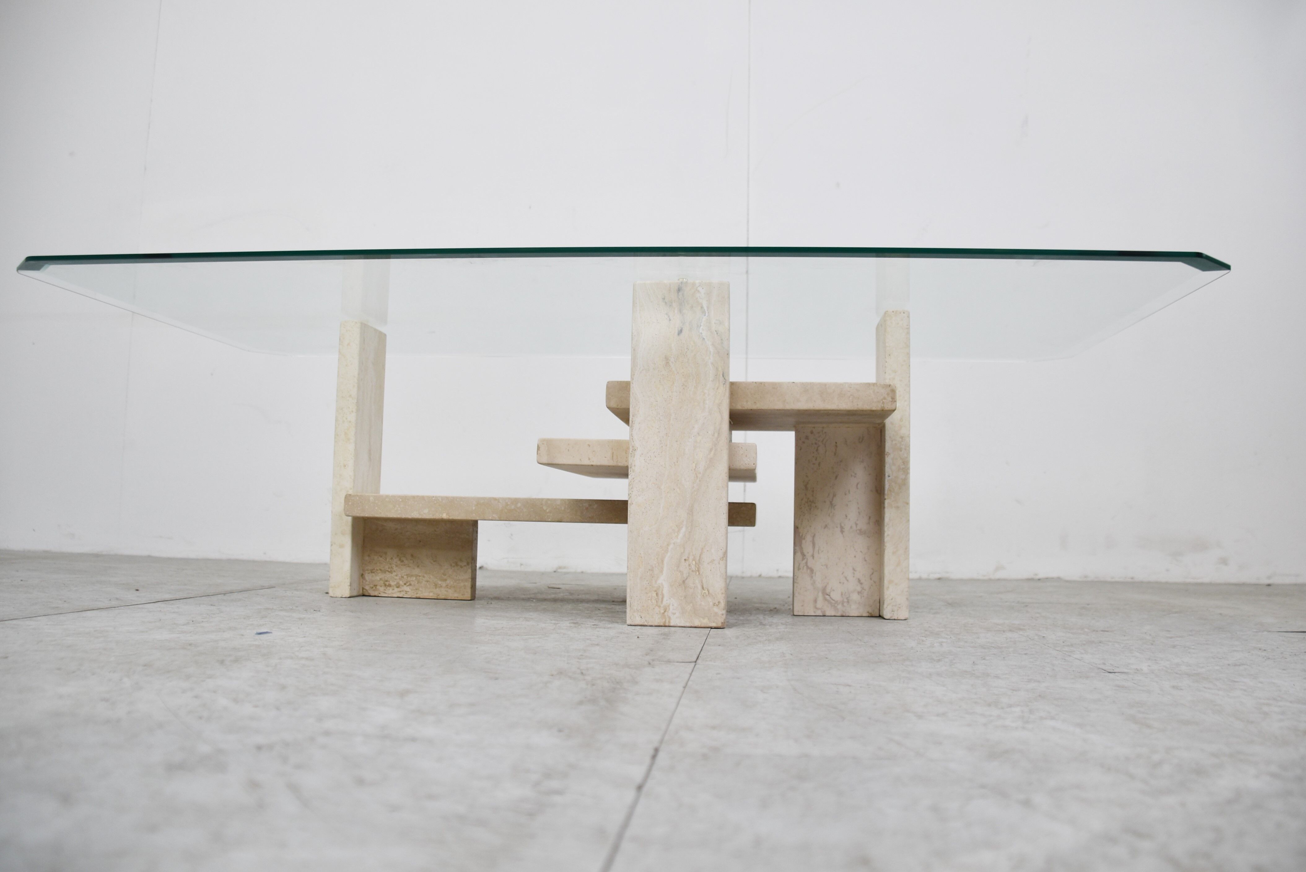 Vintage coffee table by Willy Ballez, 1970s