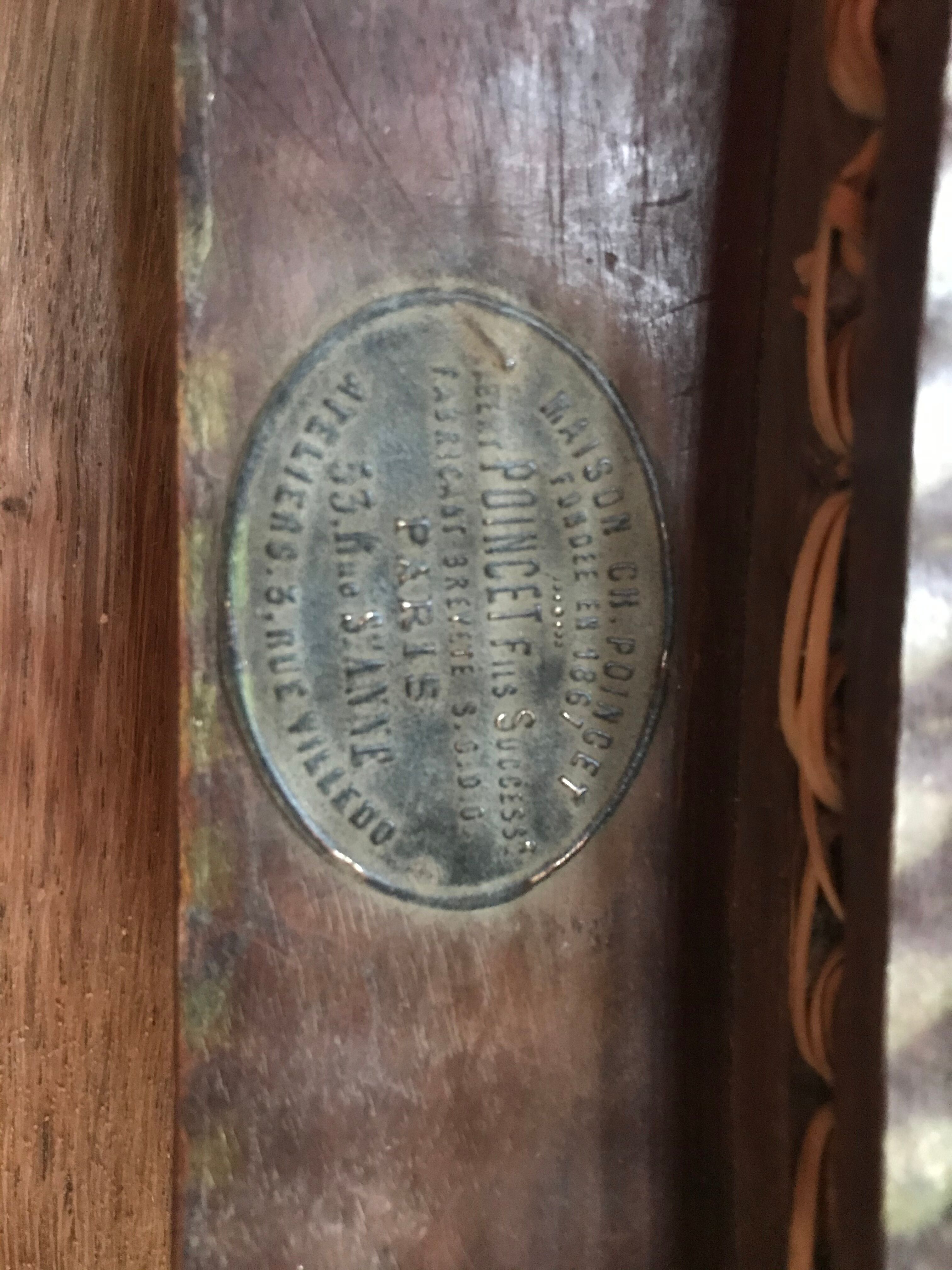 Louis XVI-style office chair caning