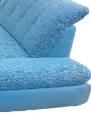 Corner sofa, vintage sofa, light blue sofa