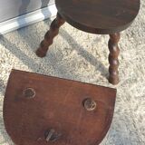 Set 2 nature deco milking stools
