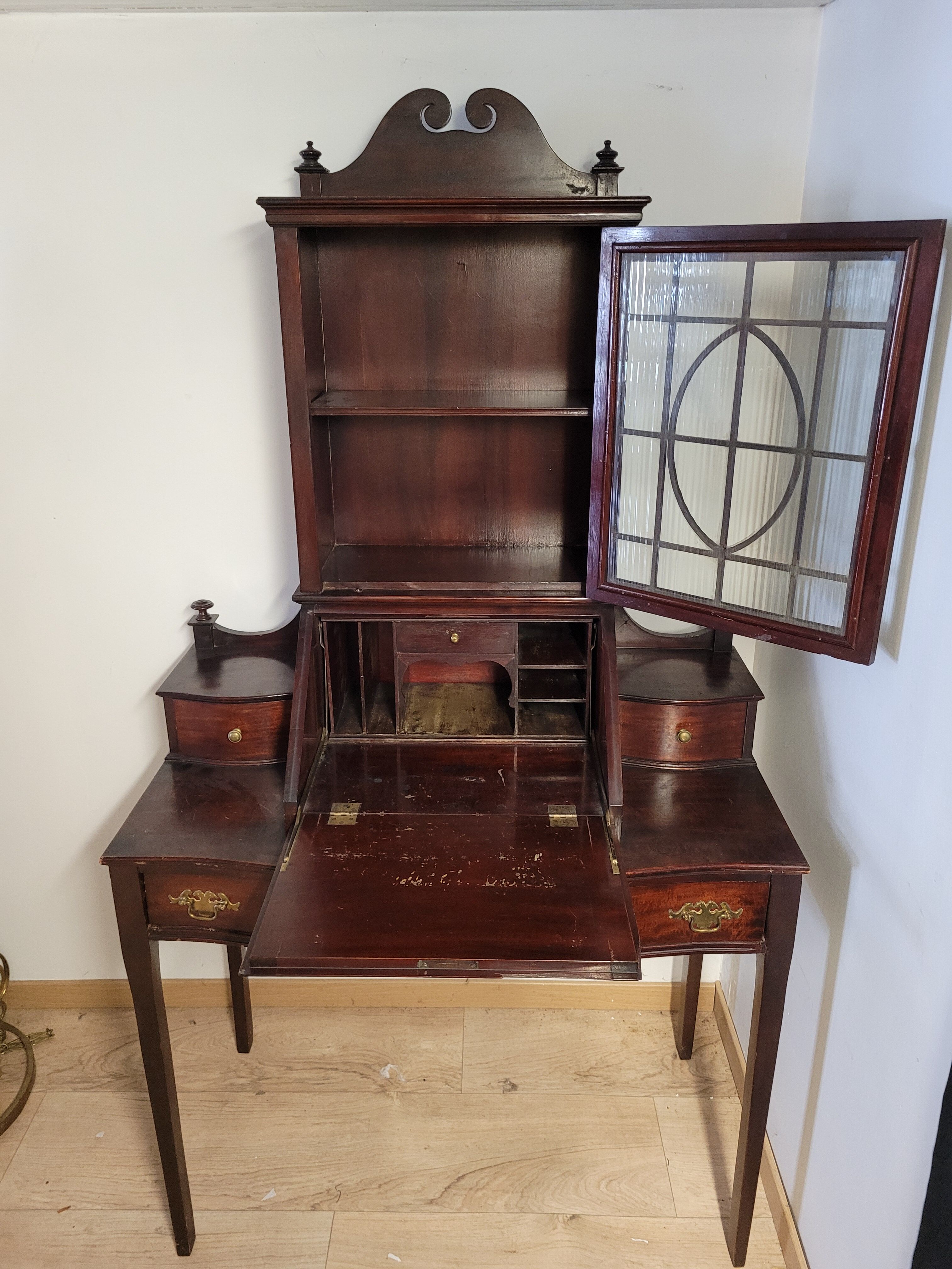 Bureau à gradin de style nord américain fin XIXème siècle