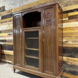 Art Deco Walnut Office Cabinet