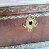 Box, wooden and leather case