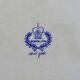 Royal Porcelain porcelain ashtray 24-carat gold-plated patterns