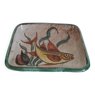 vintage fish dish