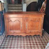 Old low sideboard in cherry wood