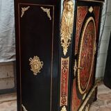 Straight Boulle marquetry support unit