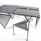 Bureau et siège en fer style Memphis