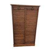 30s oak double curtain binder
