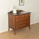 Classic chest of drawers from the 1920s in dark brown