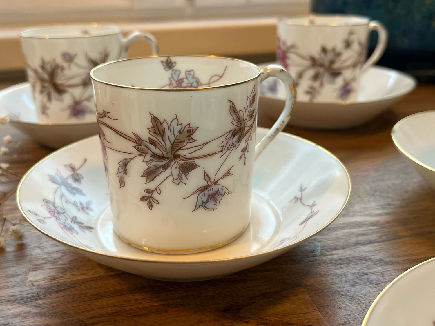 Porcelain coffee set