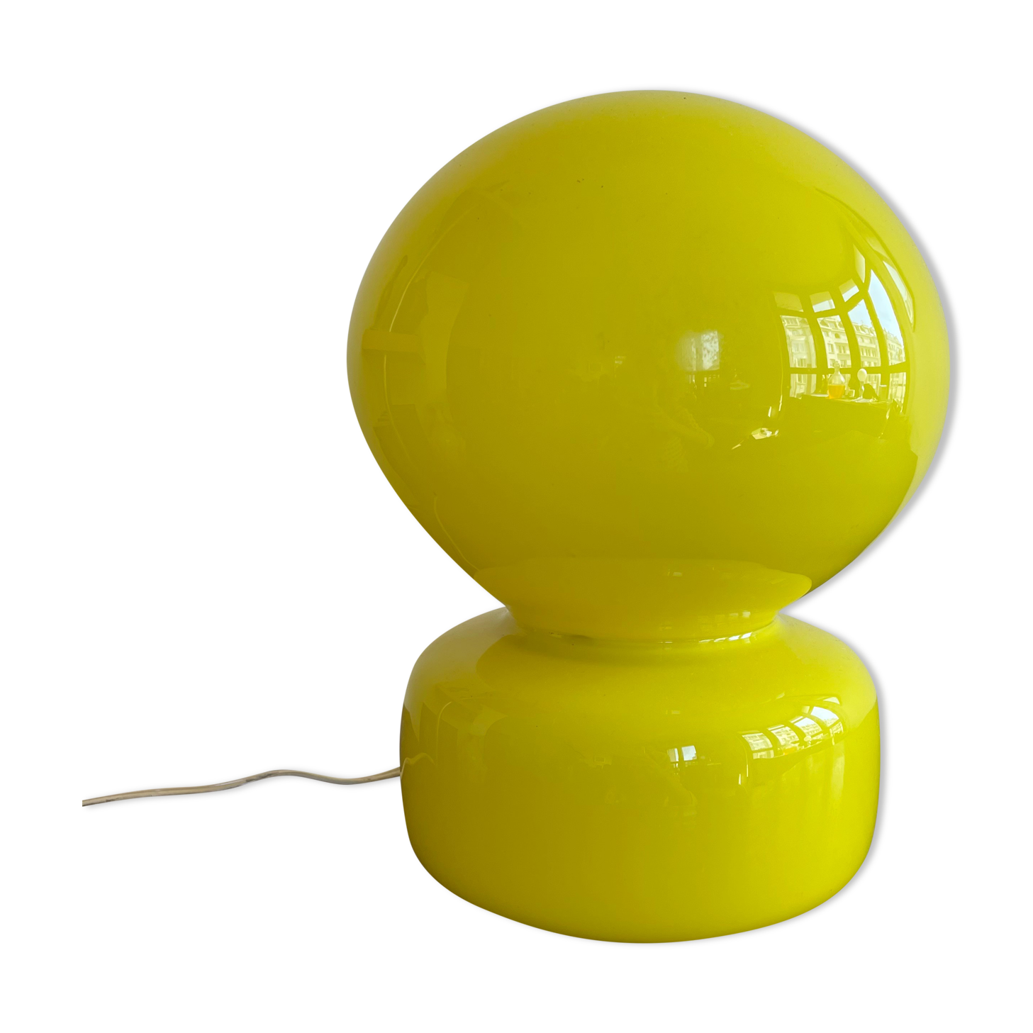 Lamp Bilboquet Yellow 70s