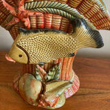 Scallop shell basket vase