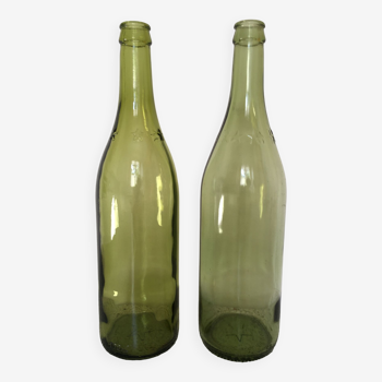 Two 6-star green bottles