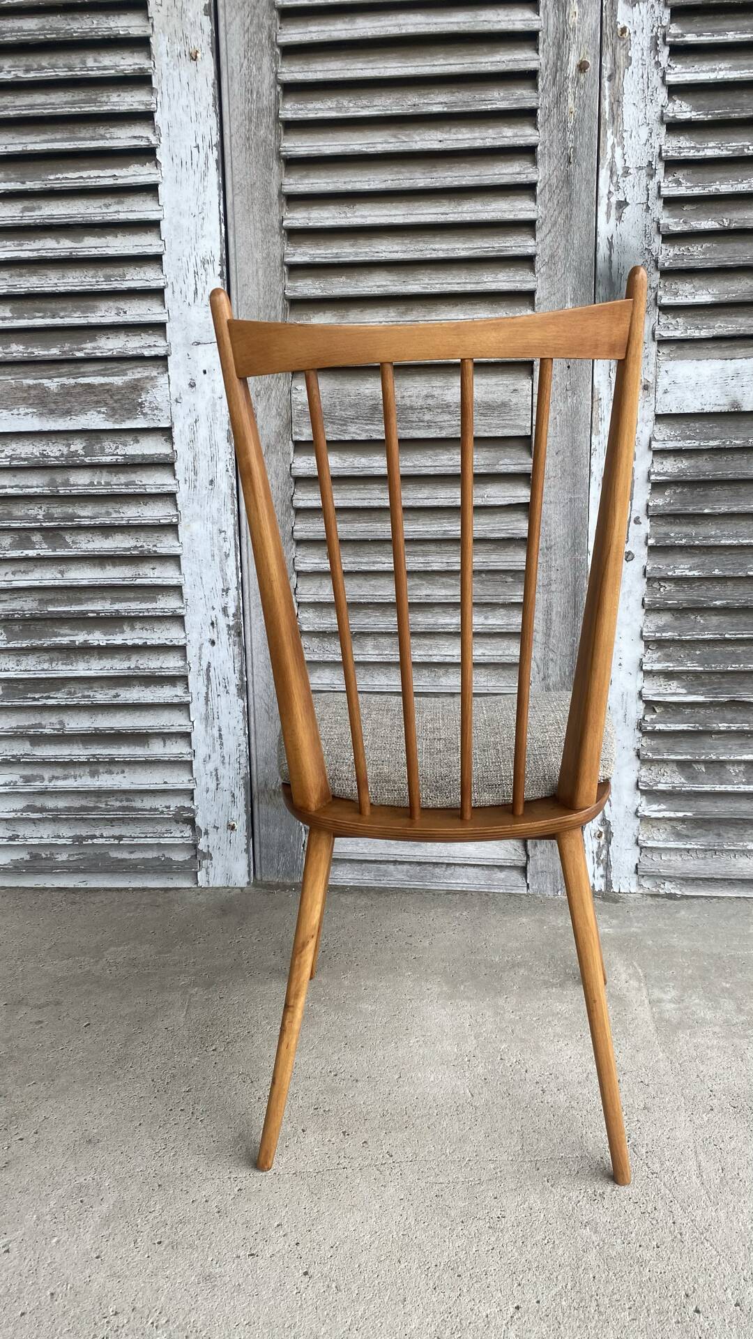 Série de 6 chaises scandinave 1960