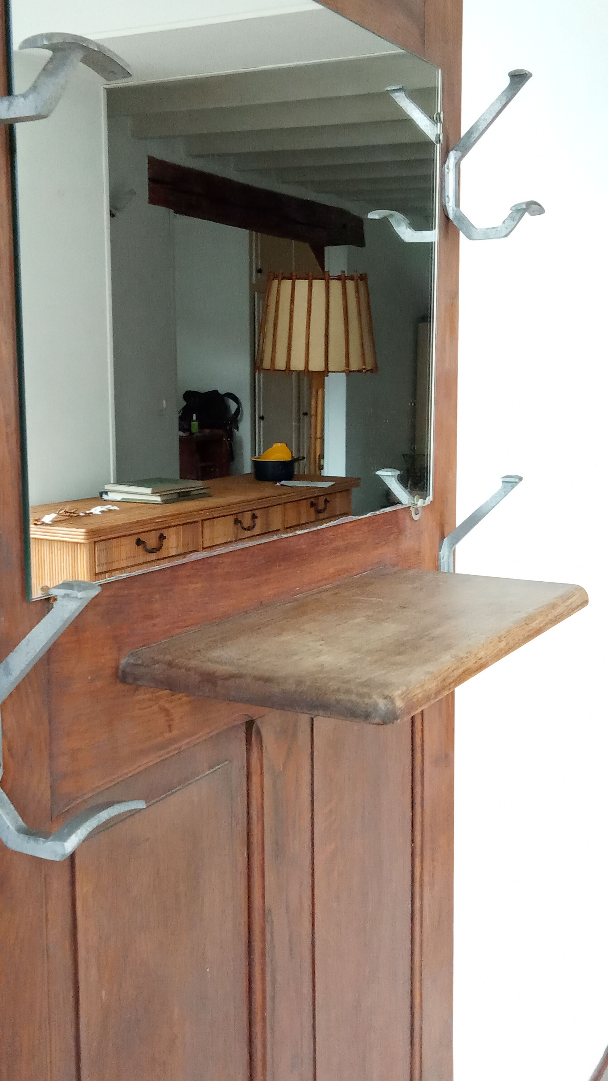 Oak cloakroom from the 1940s