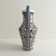 Vase amphore « cachemire » en faïence de Gien
