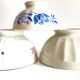 3 porcelain bowls of flowered limoges