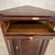 Biedermeier Mahogany Corner Cabinet, 1870