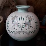 Very original round vase in Italian ceramic