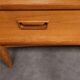 Scandinavian teak dressing table 1960 a mirror a drawer a lid