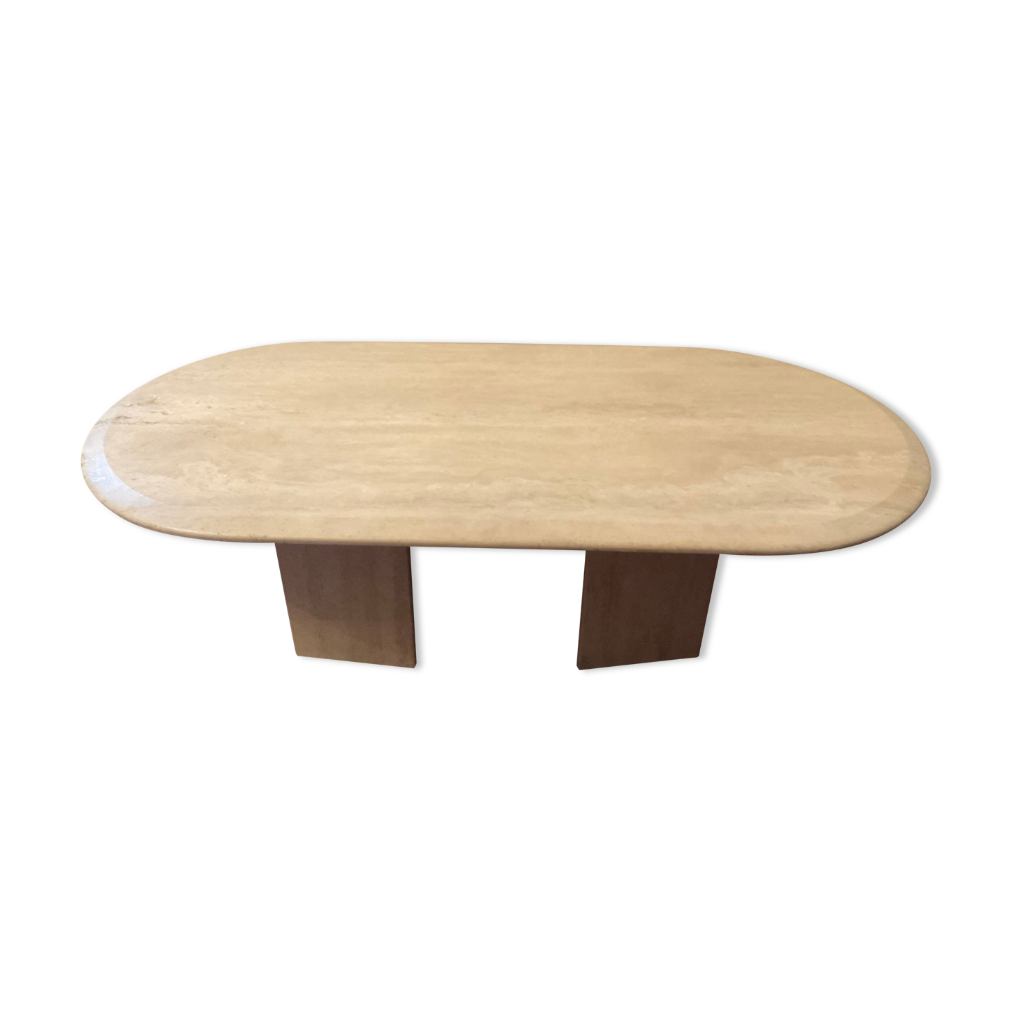 Travertine coffee table from the 70s-80s