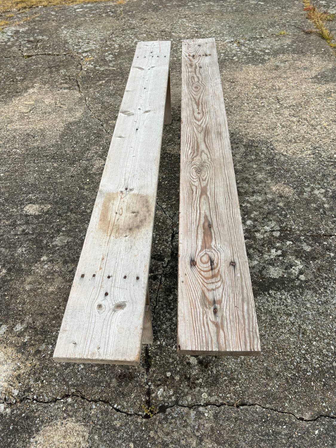 2 fir benches