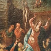 Antique painting - oil on canvas - Assumption of the Virgin, 18th century