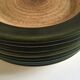 Set de 8 assiettes plates en grès 1970 St Clément bois de rondin de ferme