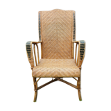 Rattan armchair