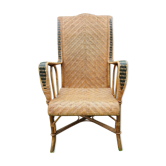 Rattan armchair