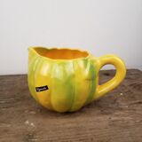 Pitcher in yellow melon slurry
