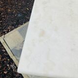 Table bistrot in carrara marble